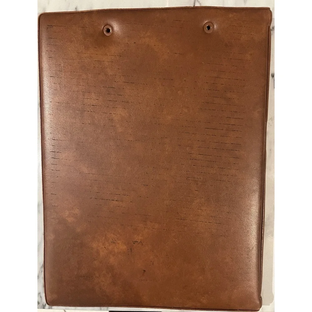 Vintage Girl Scouts Clip Board‎ Note Pad Pocket Folder Woven Portfolio Tapestry